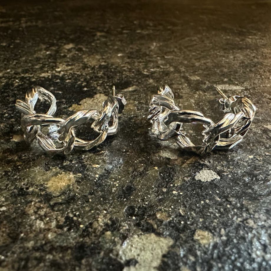 【M.U.L. jewelry collection vol.2】V2チェーンピアス - Champdelarose