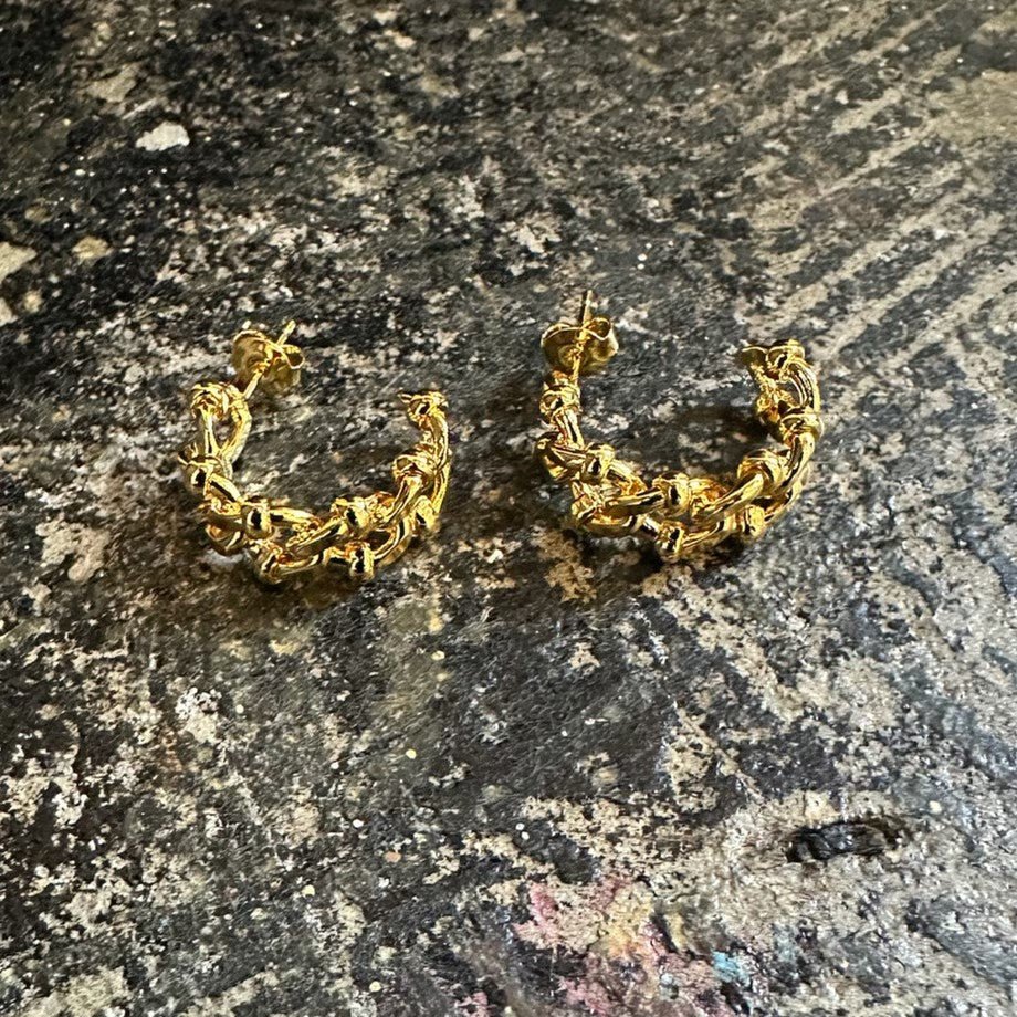 【M.U.L. jewelry 】Gチェーンピアス - Champdelarose