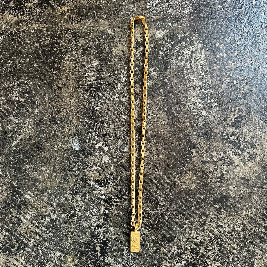 【M.U.L. jewelry 】Mチェーンスクエアネックレス -45 - Champdelarose