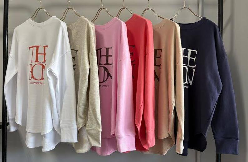 【GOOD VIEW DESIGN 2026 SPRING】THEBON ロゴ裏毛プルオーバー