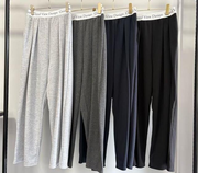 【GOOD VIEW DESIGN 2026 SPRING】BLACKウエストロゴゴムタックパンツ