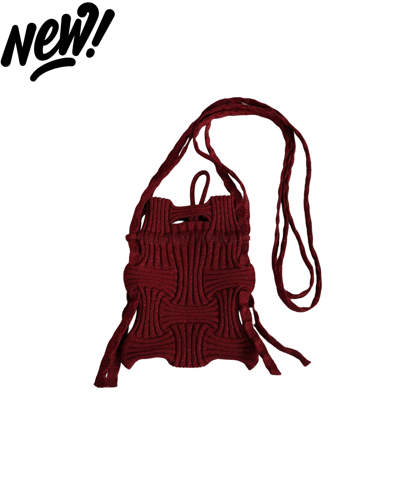 【PLEATS MAMA】MINI CROSS BOW BAG - Champdelarose