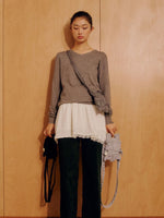 【PLEATS MAMA】MINI CROSS BOW BAG - Champdelarose
