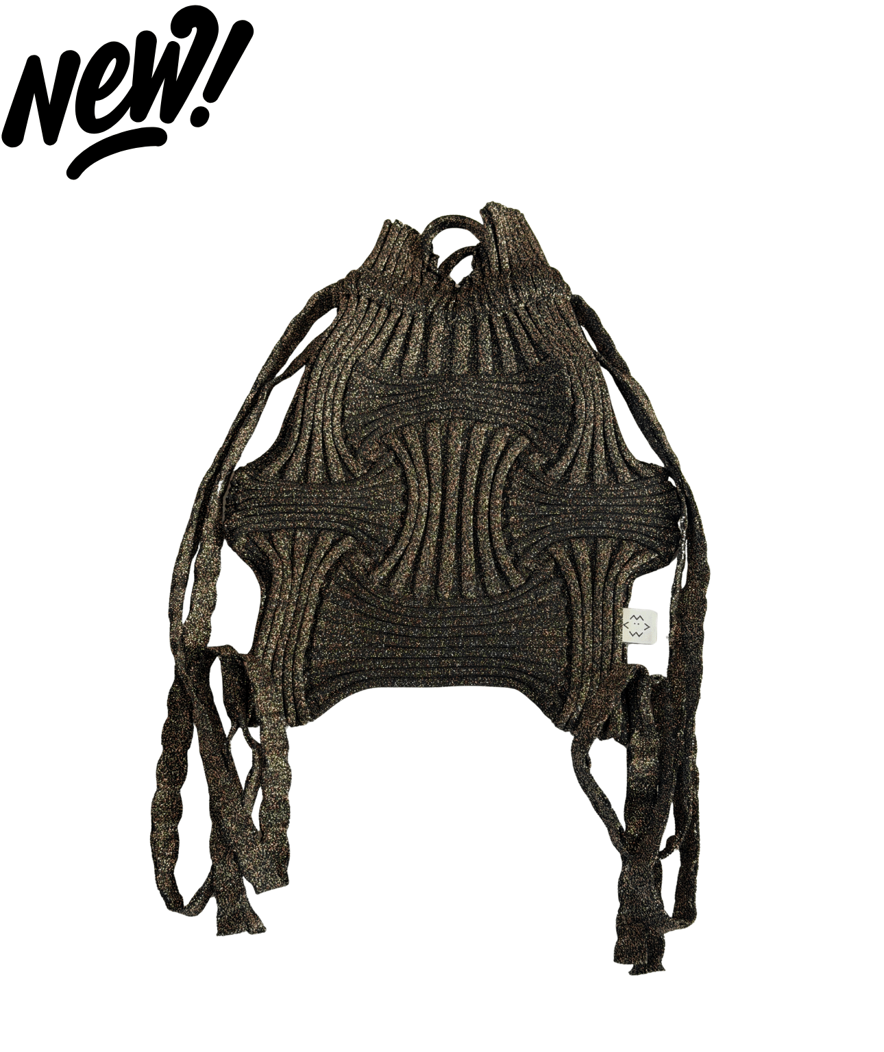 【PLEATS MAMA】NEW BOW BACKPACK - Champdelarose