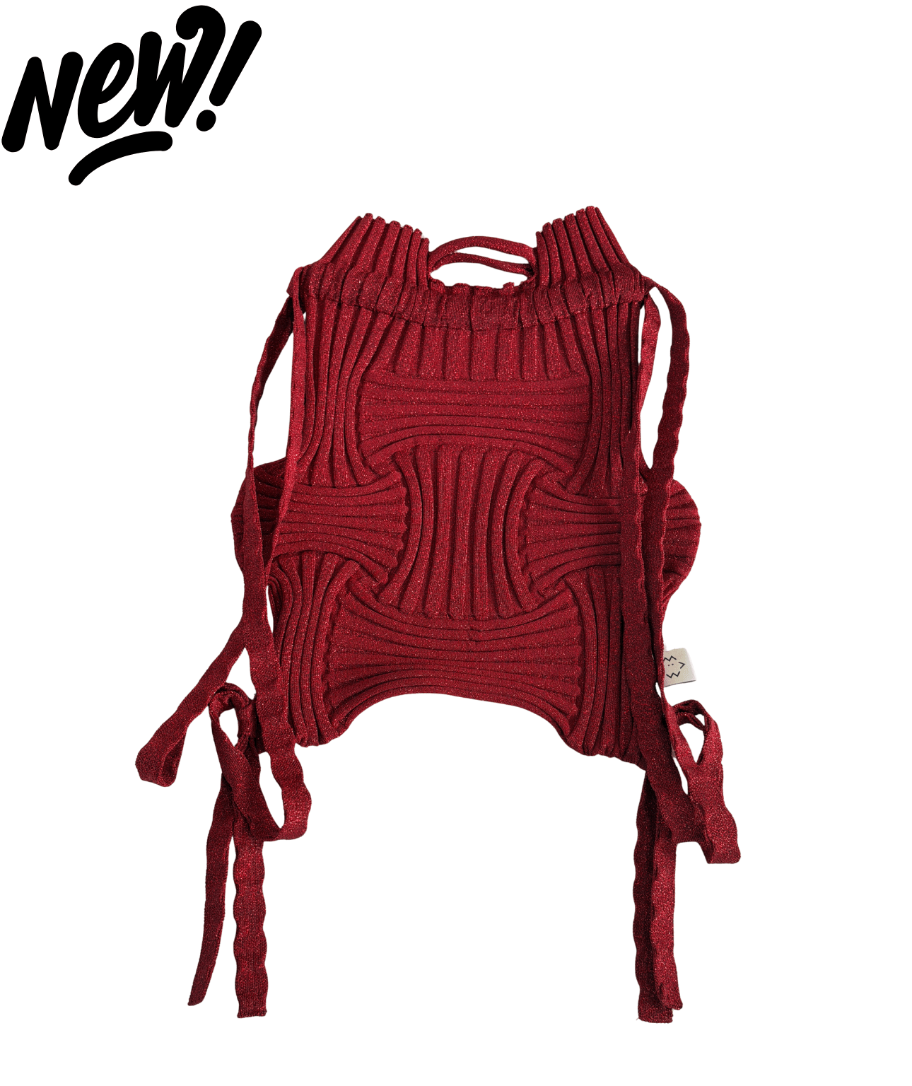 【PLEATS MAMA】NEW BOW BACKPACK - Champdelarose