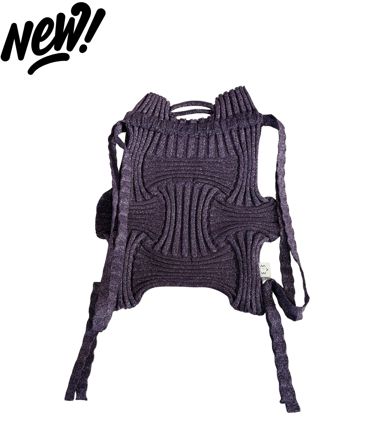 【PLEATS MAMA】NEW BOW BACKPACK - Champdelarose