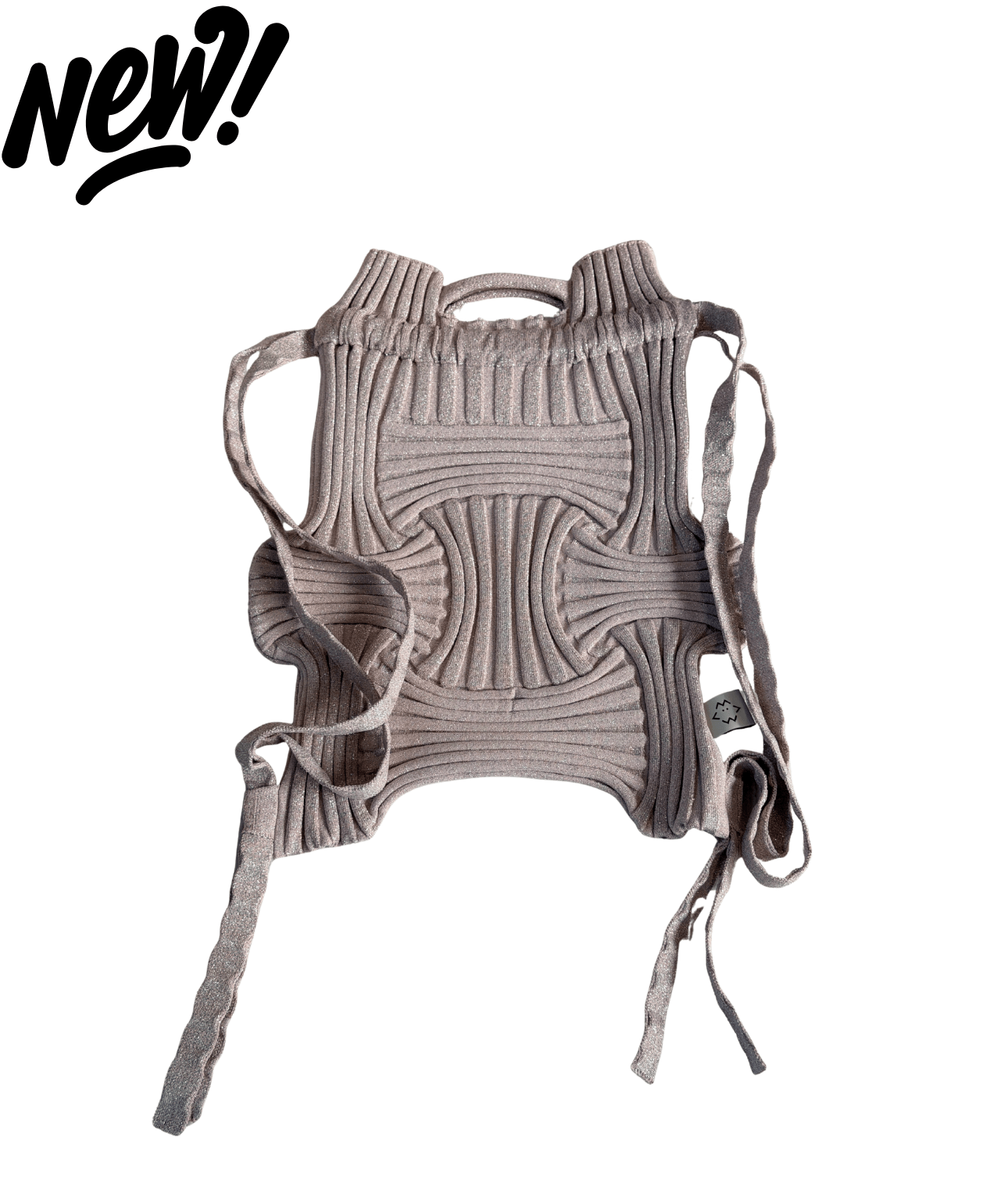 【PLEATS MAMA】NEW BOW BACKPACK - Champdelarose