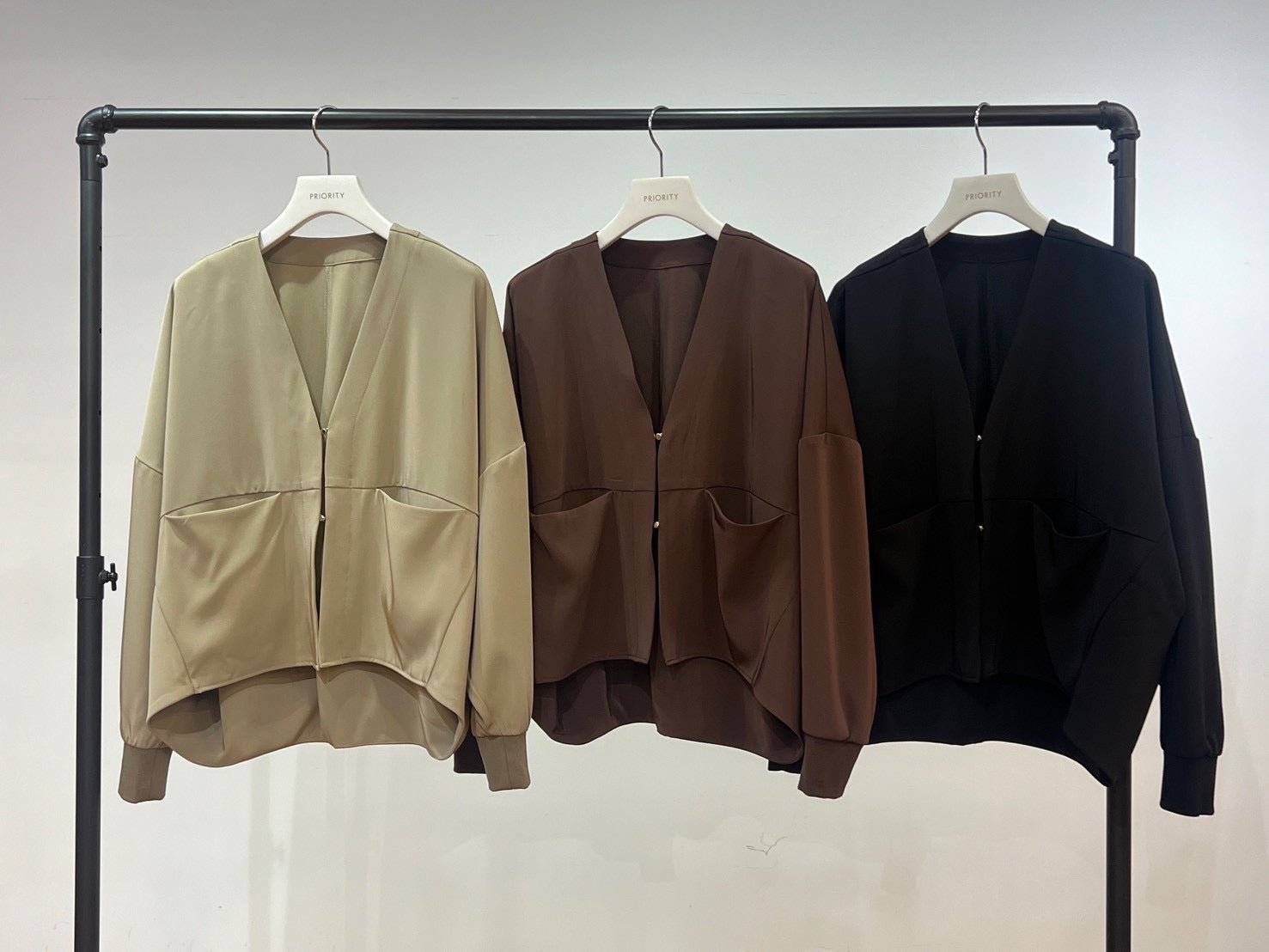 【PRIORITY 2026 Autumn】グロッシーブルゾン - Champdelarose