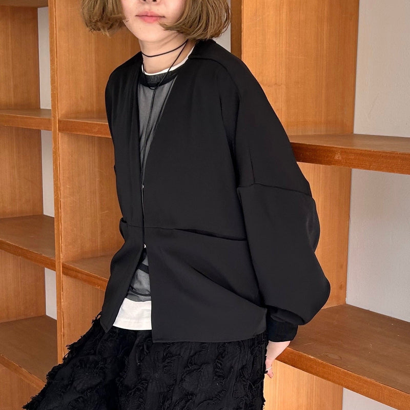 【PRIORITY 2026 Autumn】グロッシーブルゾン - Champdelarose