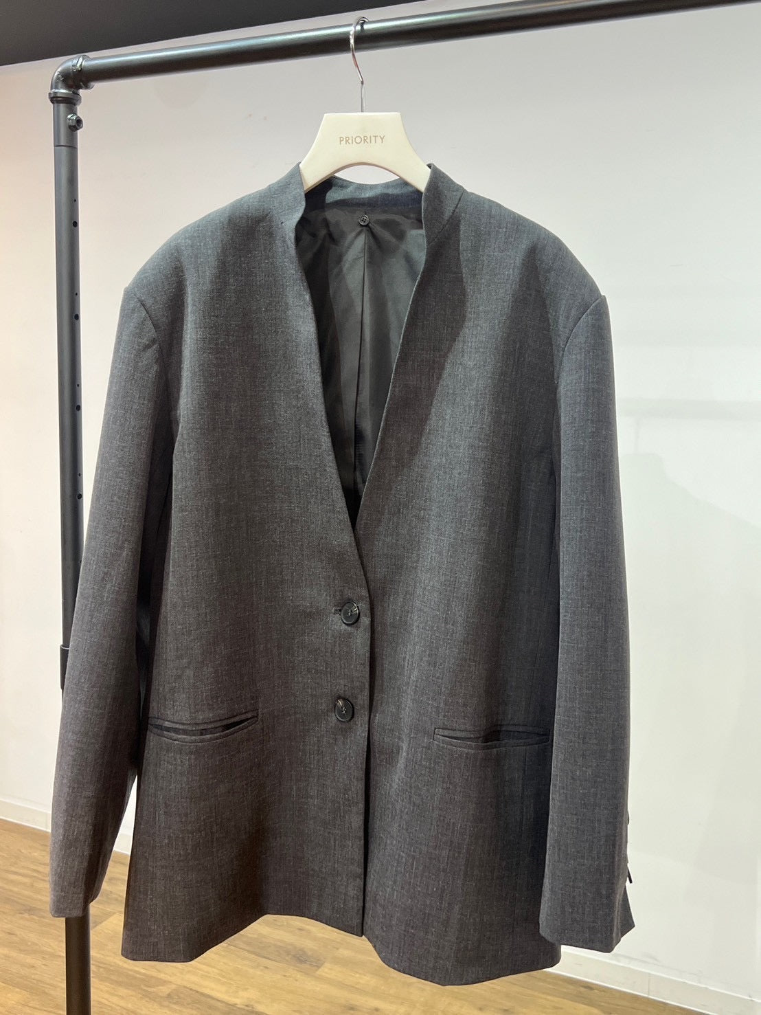 【PRIORITY 2026 Autumn】テーラー＆ノーカラー2wayジャケット - Champdelarose