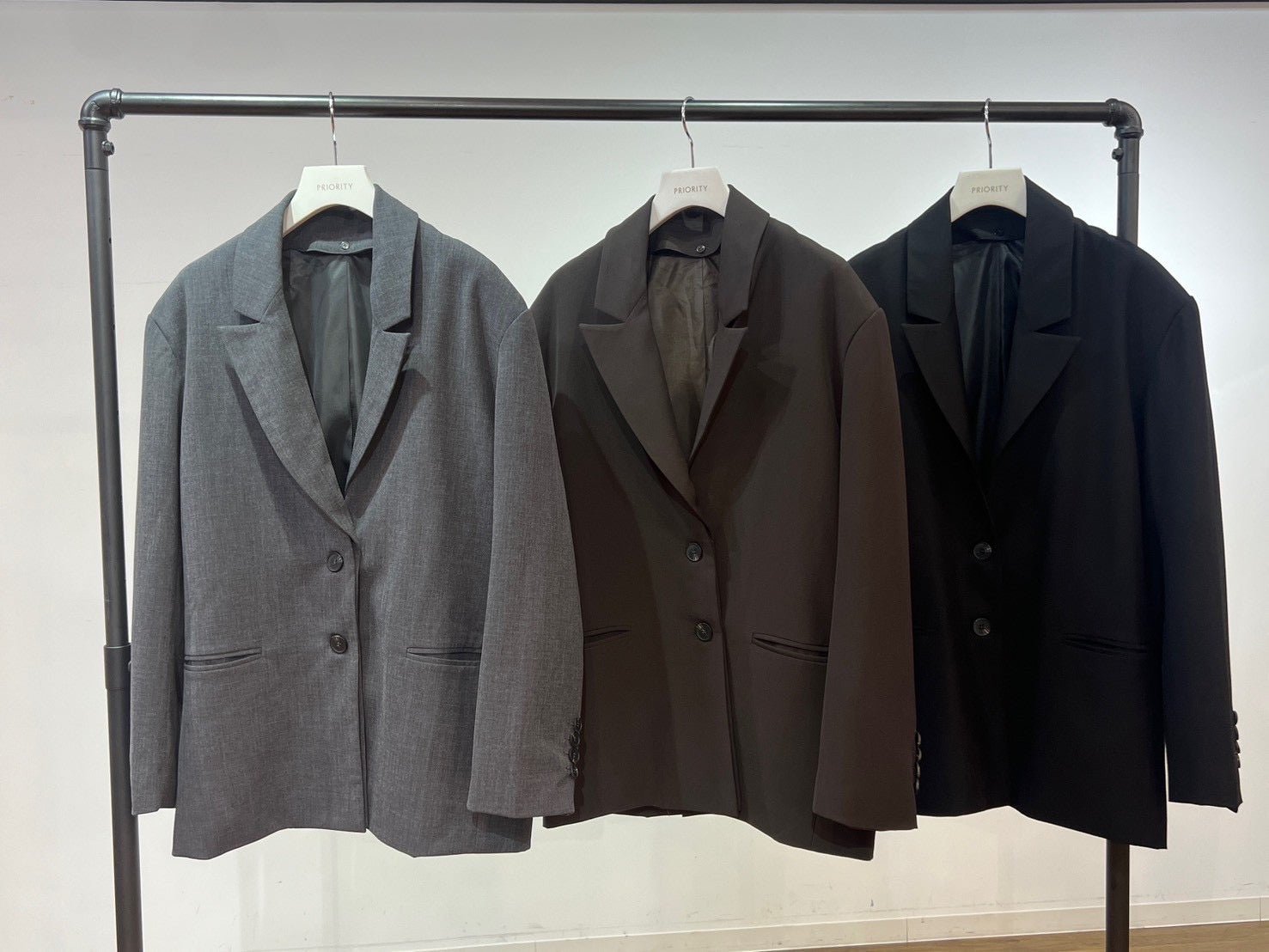 【PRIORITY 2026 Autumn】テーラー＆ノーカラー2wayジャケット - Champdelarose