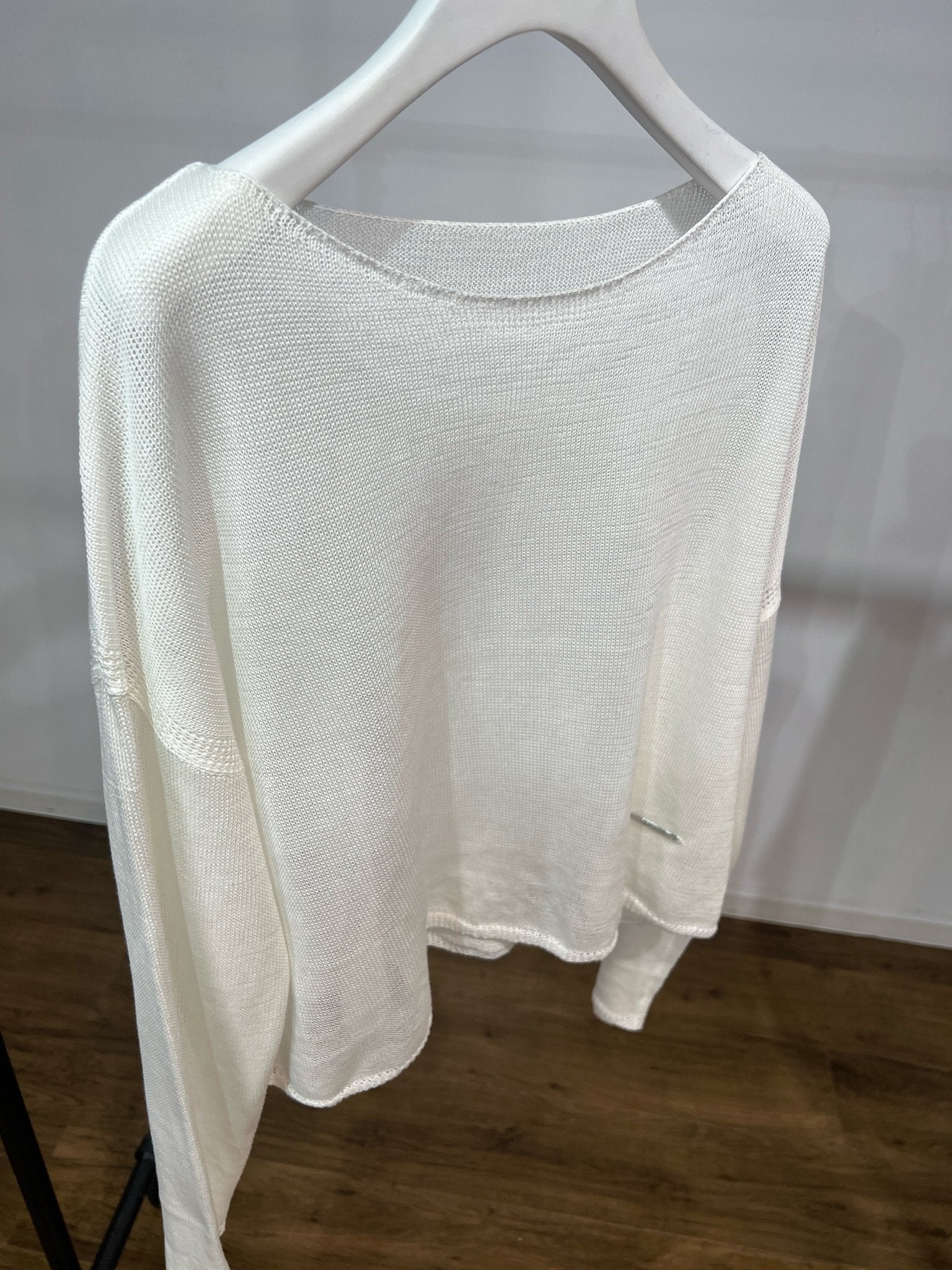 【PRIORITY 2026 late summer】ボートネックシアーニット - Champdelarose