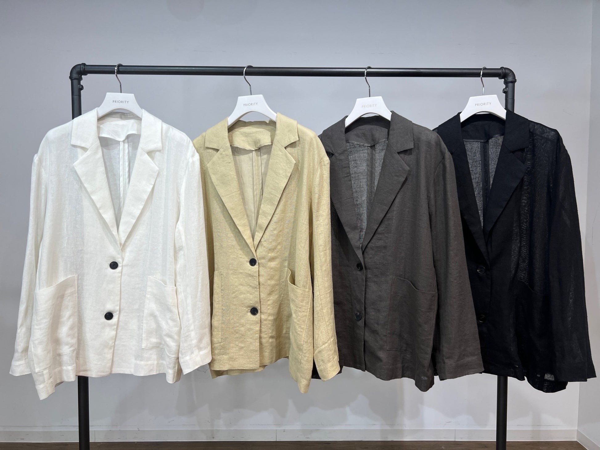 【PRIORITY 2026 late summer】リネンジャケット - Champdelarose