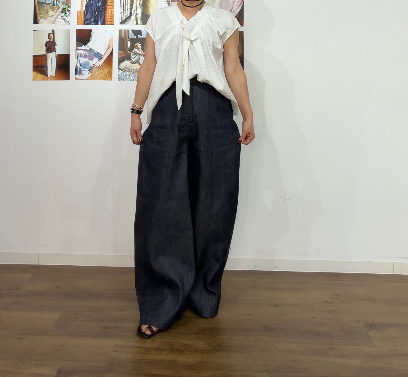 【PRIORITY 2026 late summer】カーブチノパンツ - Champdelarose