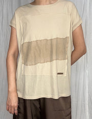 【PRIORITY 2026 late summer】ステインパッチTシャツ - Champdelarose