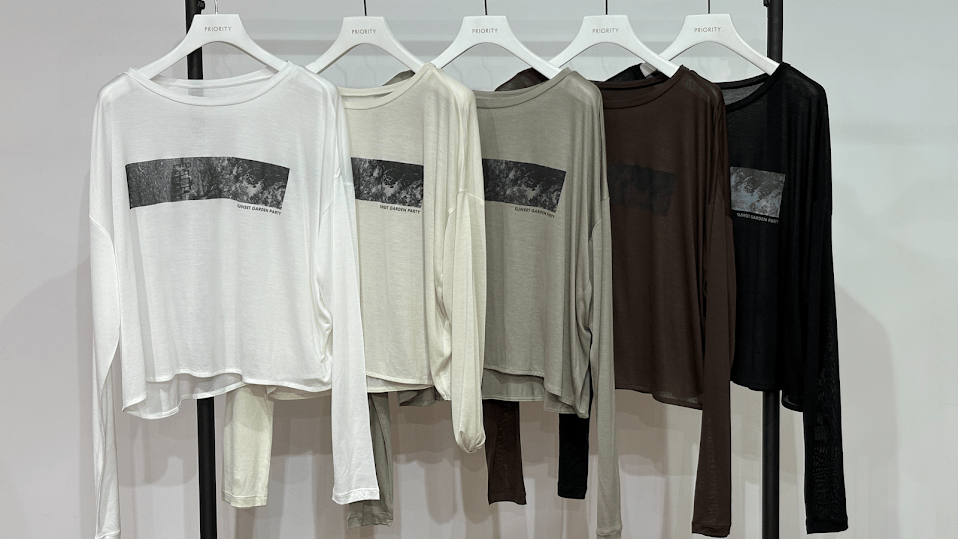 【PRIORITY 2026 winter】シアーフォトTシャツ - Champdelarose