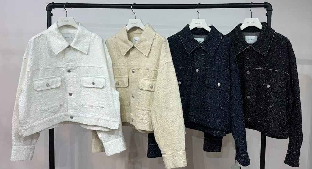 【PRIORITY 2027 SPRING】ブークレデニムジャケット - 2月中旬頃発送 - Champdelarose