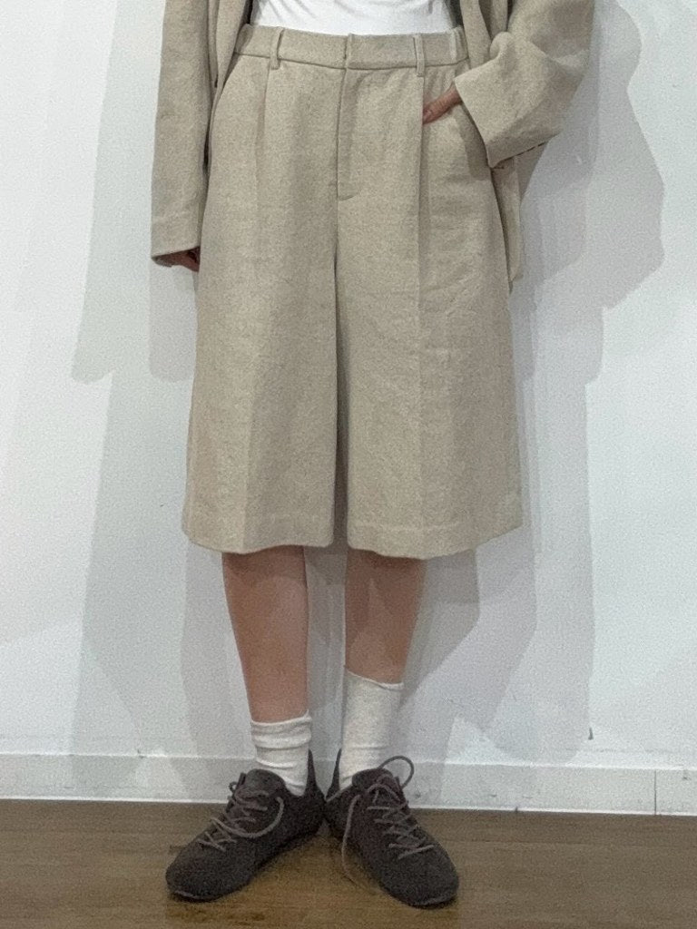 【PRIORITY 2027 SPRING】リネンハーフパンツ - 2月中旬頃発送 - Champdelarose