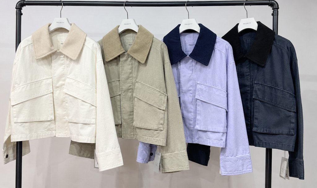 【PRIORITY 2027 SPRING】ショート丈ワークブルゾン - 2月下旬頃発送 - Champdelarose