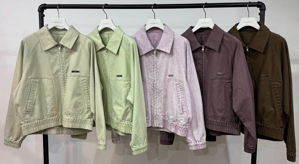 【PRIORITY 2027 SPRING】ピグメントブルゾン - 2月中旬頃発送 - Champdelarose