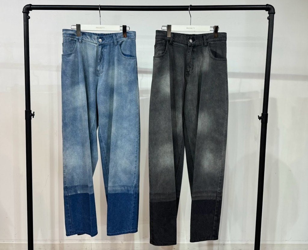【PRIORITY 2027 SPRING】フェードデニムパンツ - 2月下旬頃発送 - Champdelarose