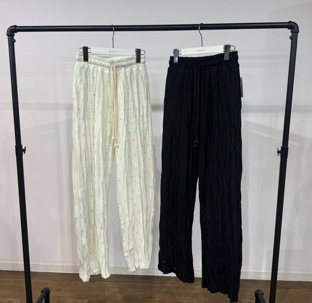【PRIORITY 2027 SPRING】クリンクルレースパンツ - 2月上頃発送 - Champdelarose