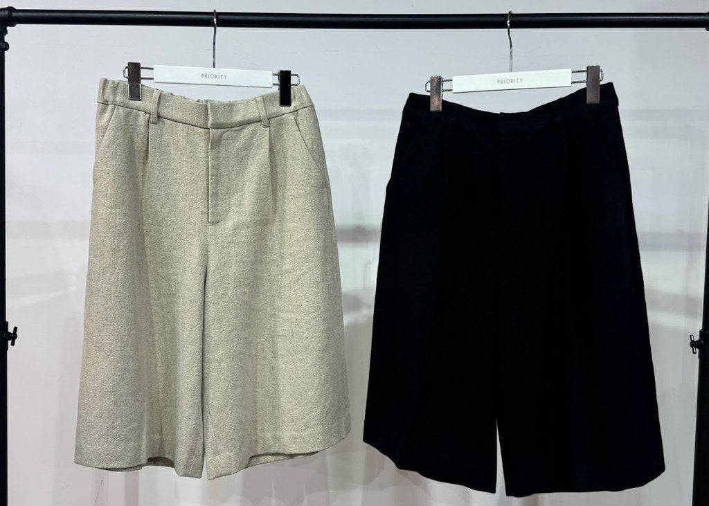 【PRIORITY 2027 SPRING】リネンハーフパンツ - 2月中旬頃発送 - Champdelarose