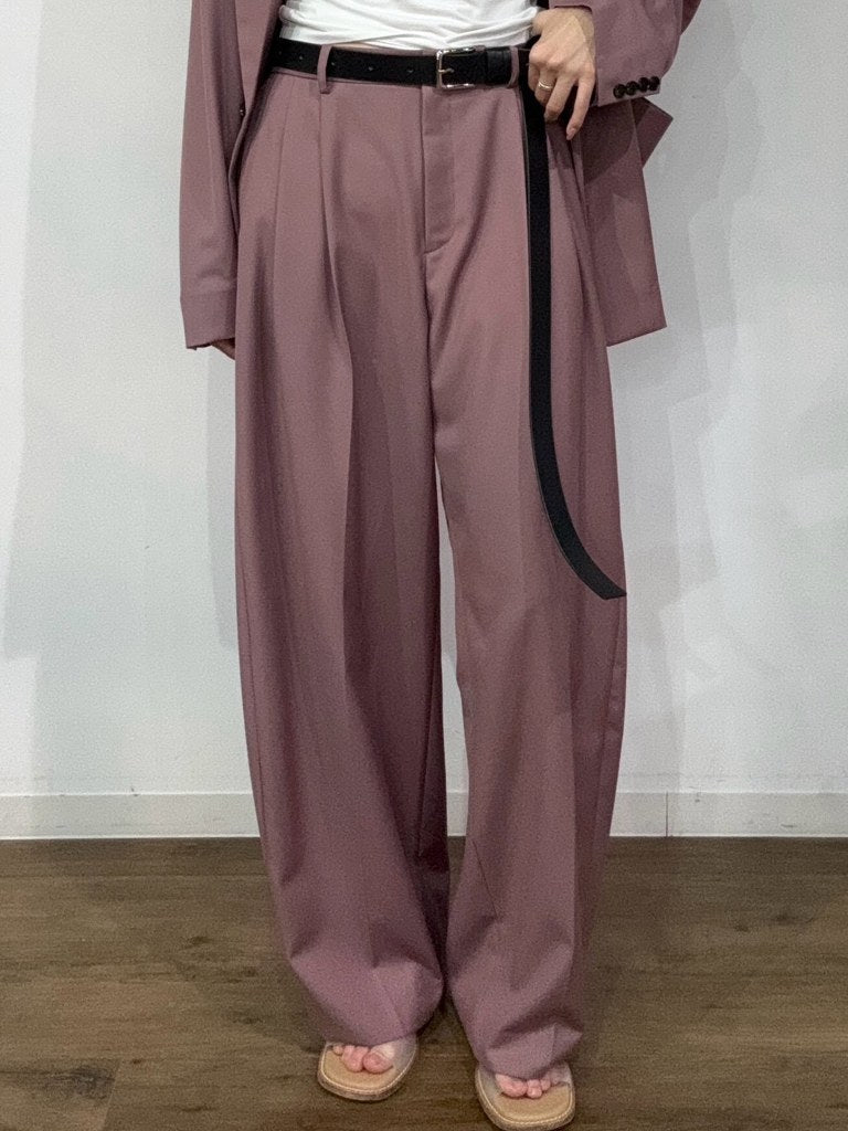 【PRIORITY 2027 SPRING】2タックカーヴィパンツ - 2月中頃発送 - Champdelarose