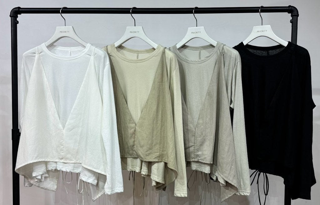 【PRIORITY 2027 SPRING】ビスチェTシャツ - 2月下旬頃発送 - Champdelarose