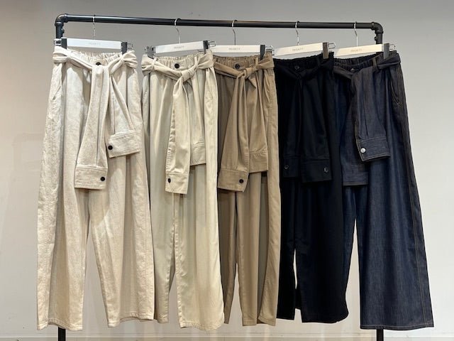 【PRIORITY 26 SPRING】デザインベルトパンツ - Champdelarose