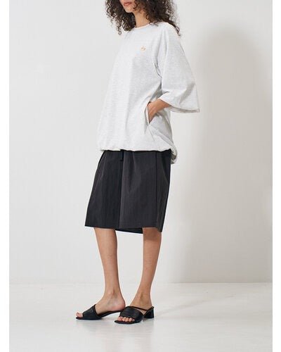 Restock！【YENN 2026 SPRING】3/4 SLEEVE BALLOON T - Champdelarose