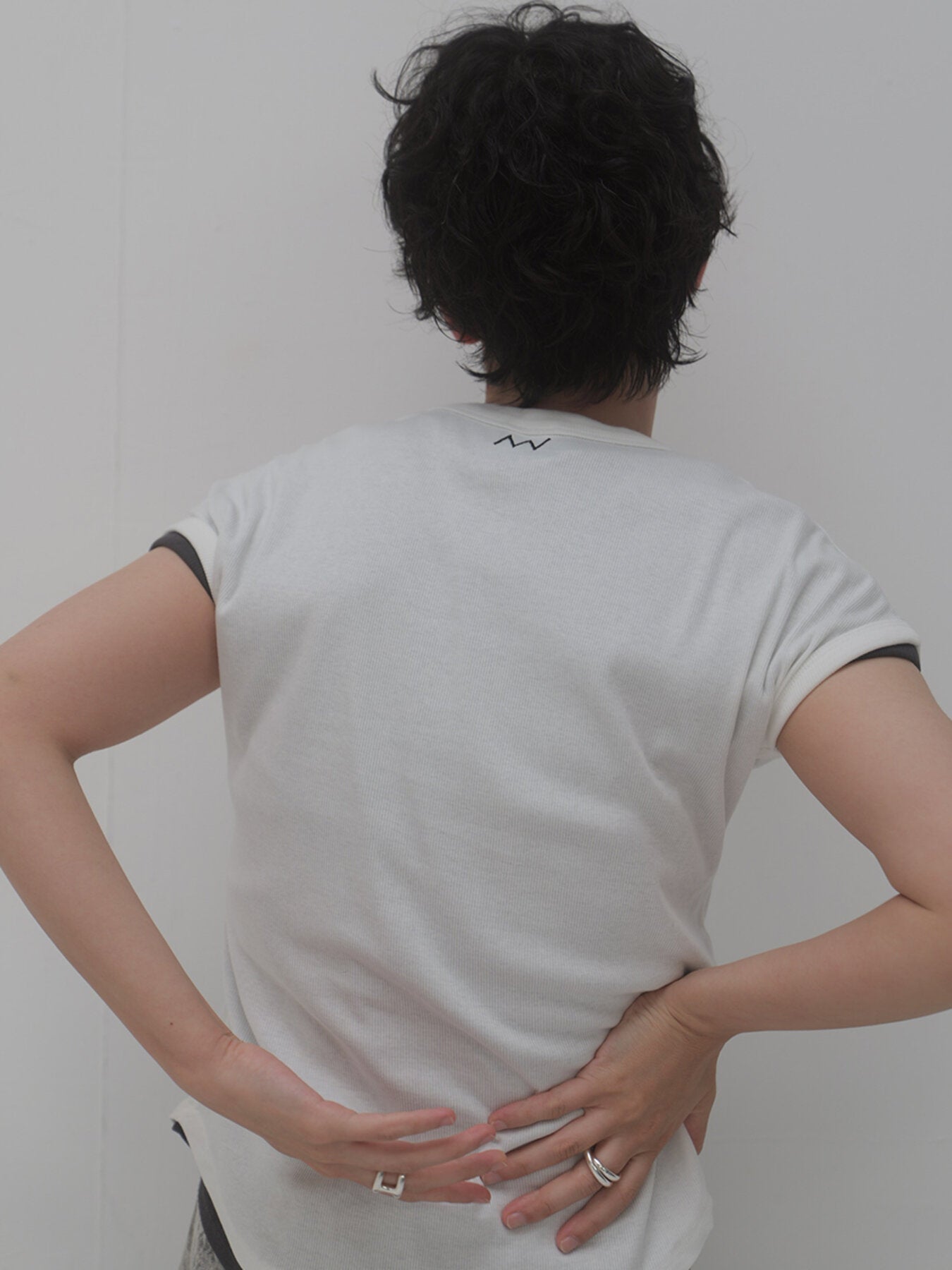 Restock！【YENN 2026 SPRING】SHORT SLEEVE RIB TEE - Champdelarose