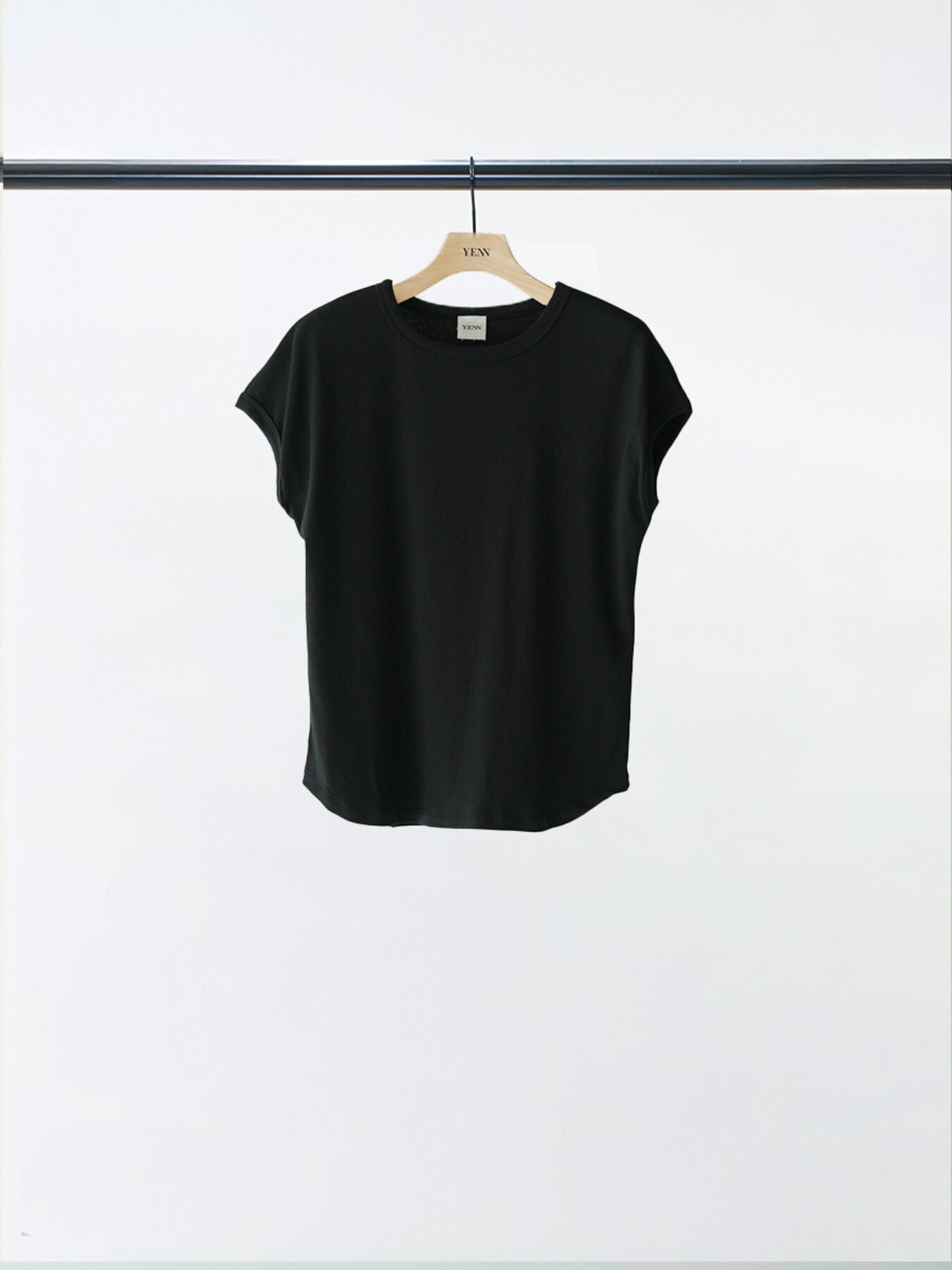Restock！【YENN 2026 SPRING】SHORT SLEEVE RIB TEE - Champdelarose