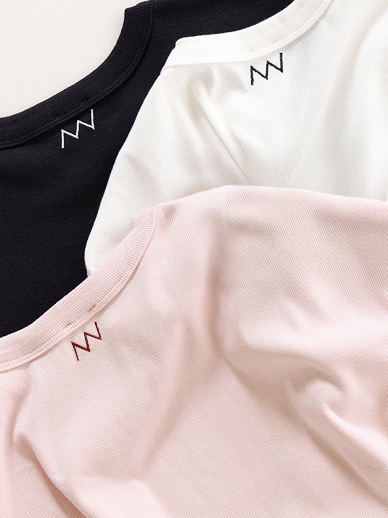 Restock！【YENN 2026 SPRING】SHORT SLEEVE RIB TEE - Champdelarose