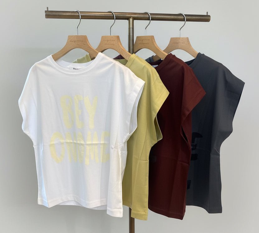 【RILATO】シルキーコットンロゴTシャツ - Champdelarose