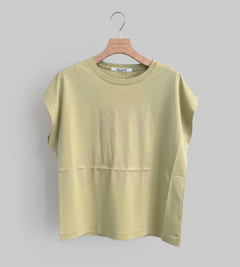 【RILATO】シルキーコットンロゴTシャツ - Champdelarose