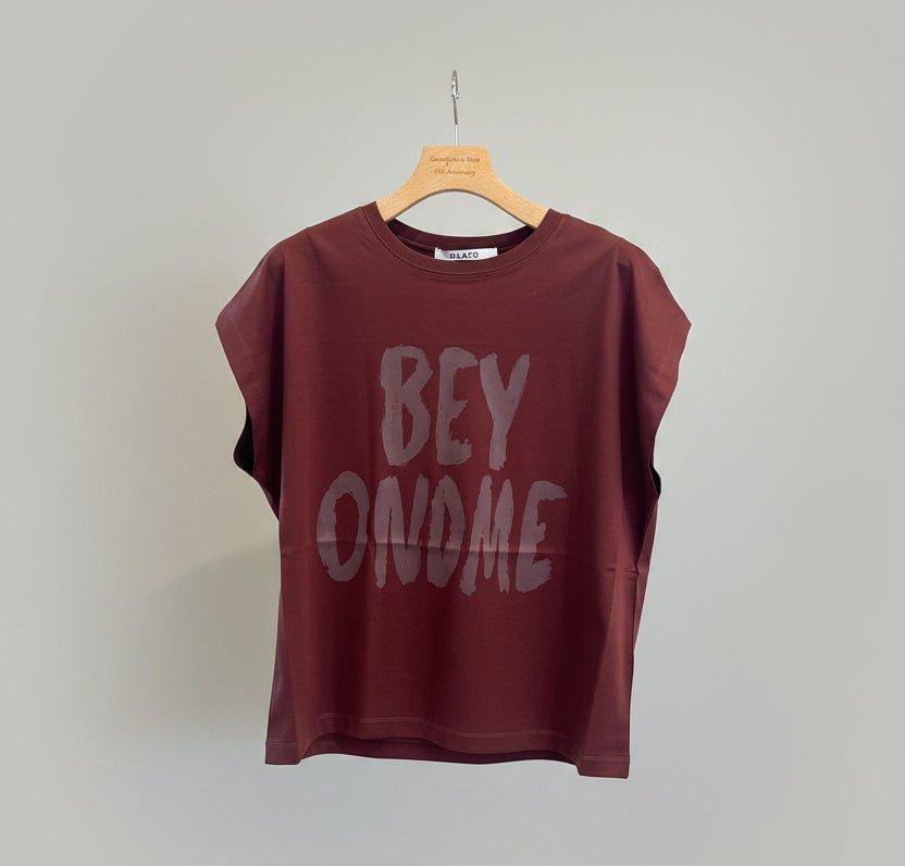 【RILATO】シルキーコットンロゴTシャツ - Champdelarose