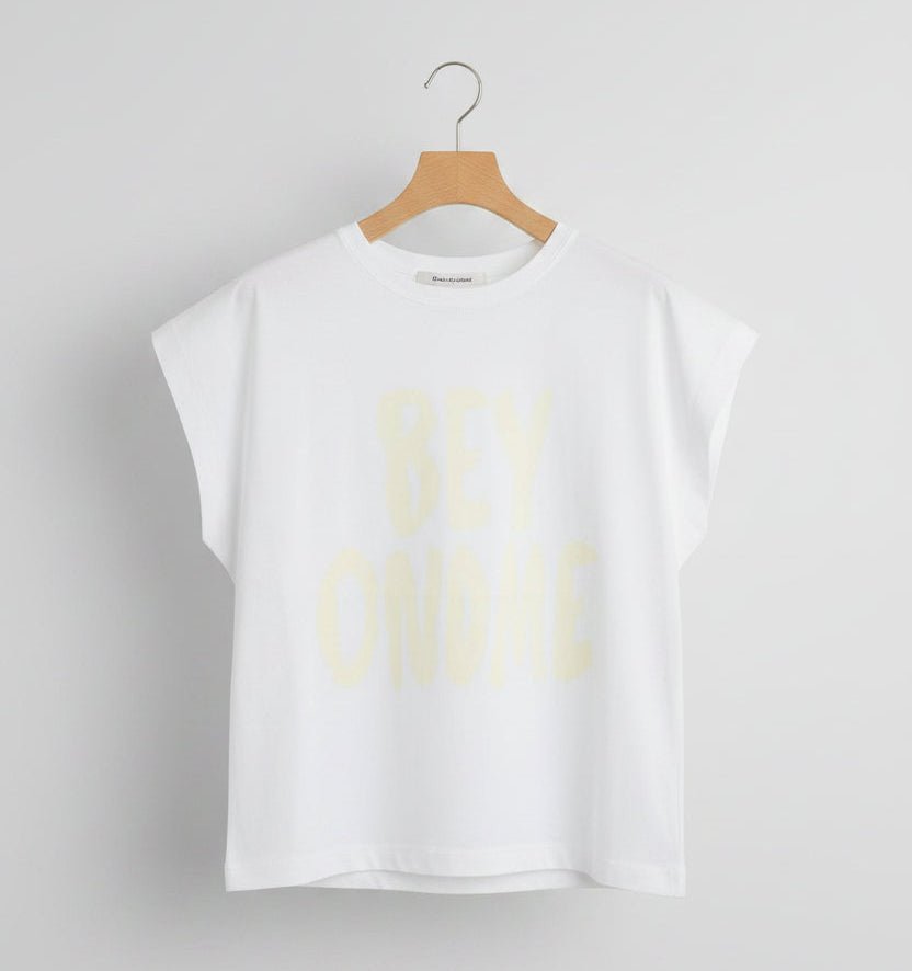 【RILATO】シルキーコットンロゴTシャツ - Champdelarose