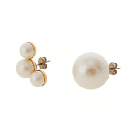 【Sea'ds mara 】Asymmetry pearl pierce - Champdelarose