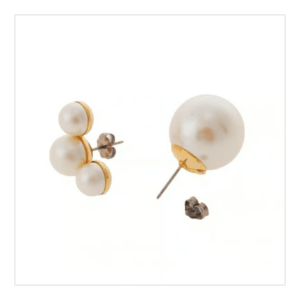 【Sea'ds mara 】Asymmetry pearl pierce - Champdelarose
