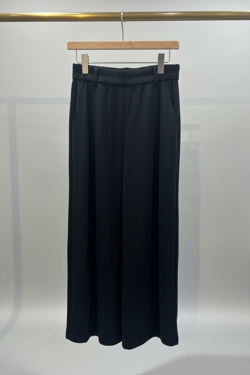 【SELECT】同色パイピングスウェットワイドパンツ - Champdelarose