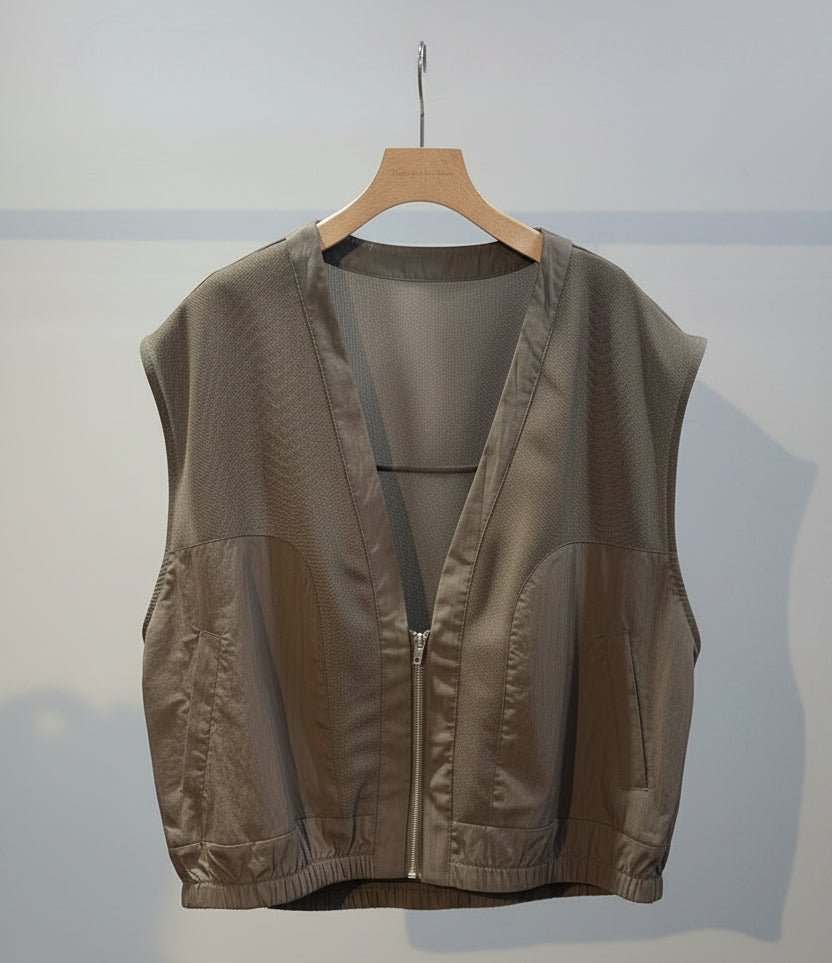 【select】メッシュ切替ベスト - Champdelarose