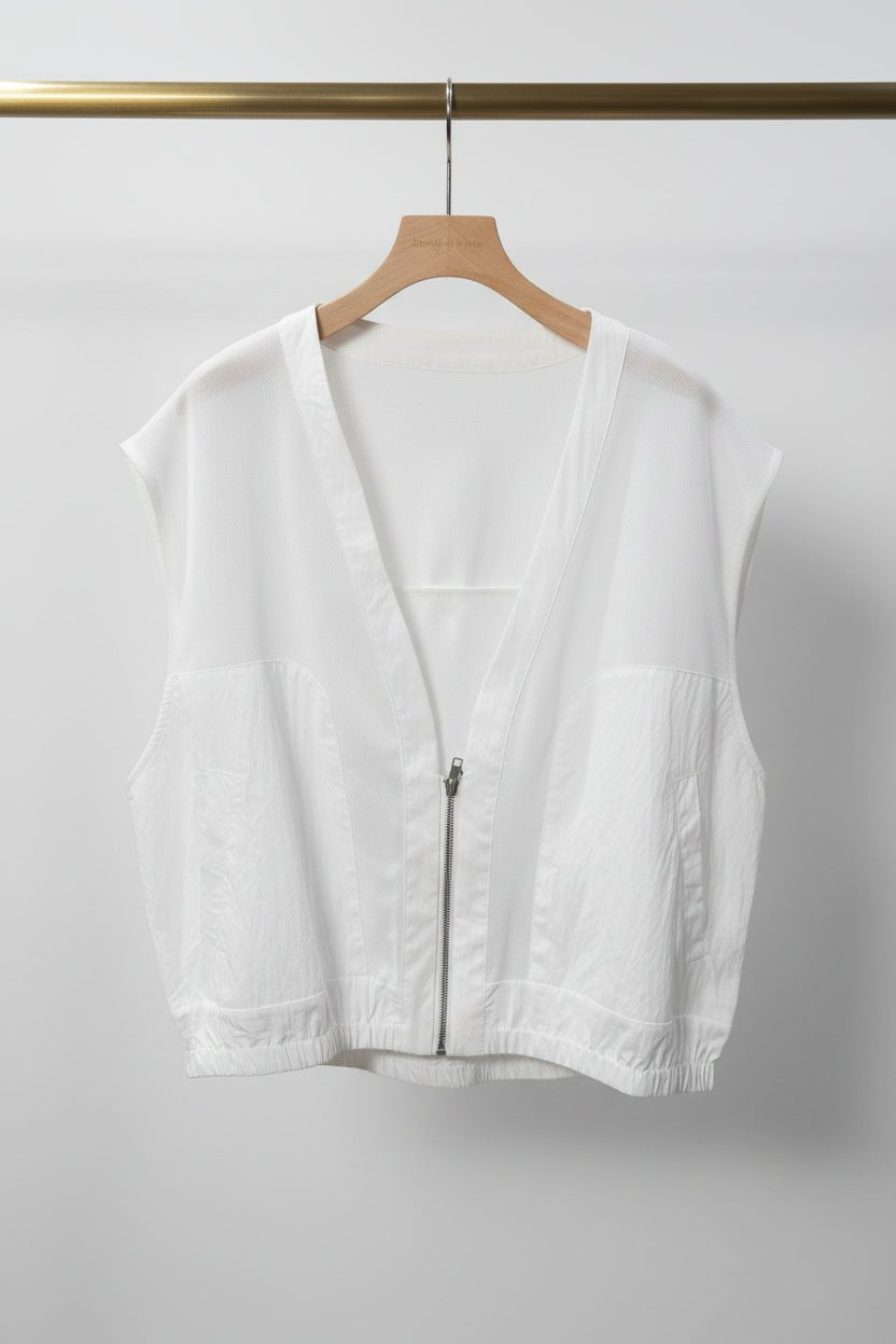 【select】メッシュ切替ベスト - Champdelarose