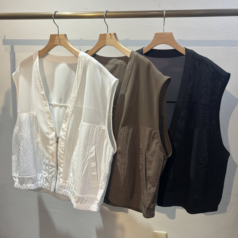 【select】メッシュ切替ベスト - Champdelarose