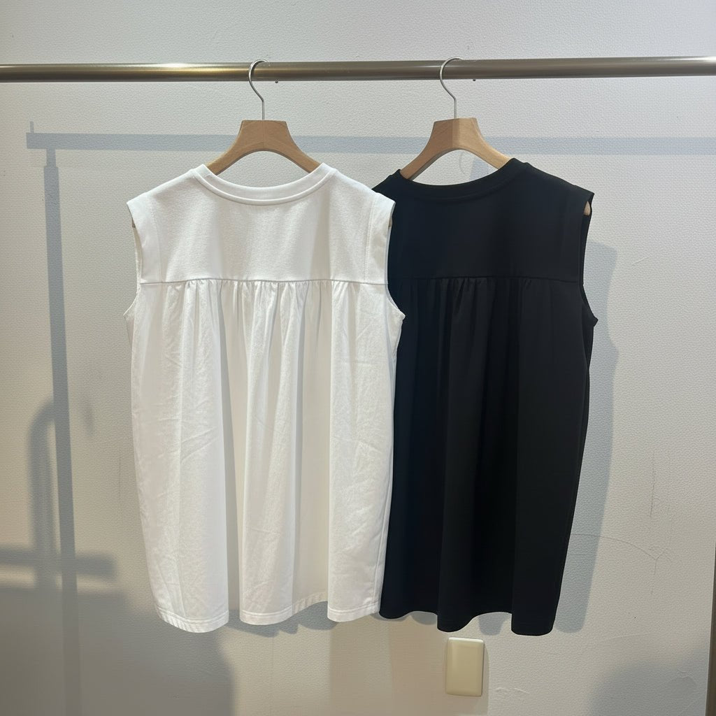 【select】バックギャザー脇タックカットソー - Champdelarose
