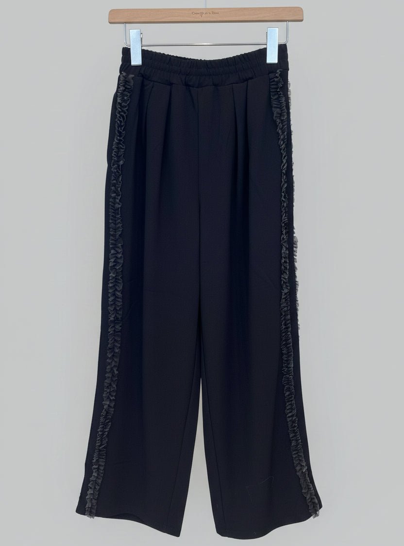 【select】カットジョーゼットサイドフリルパンツ - Champdelarose