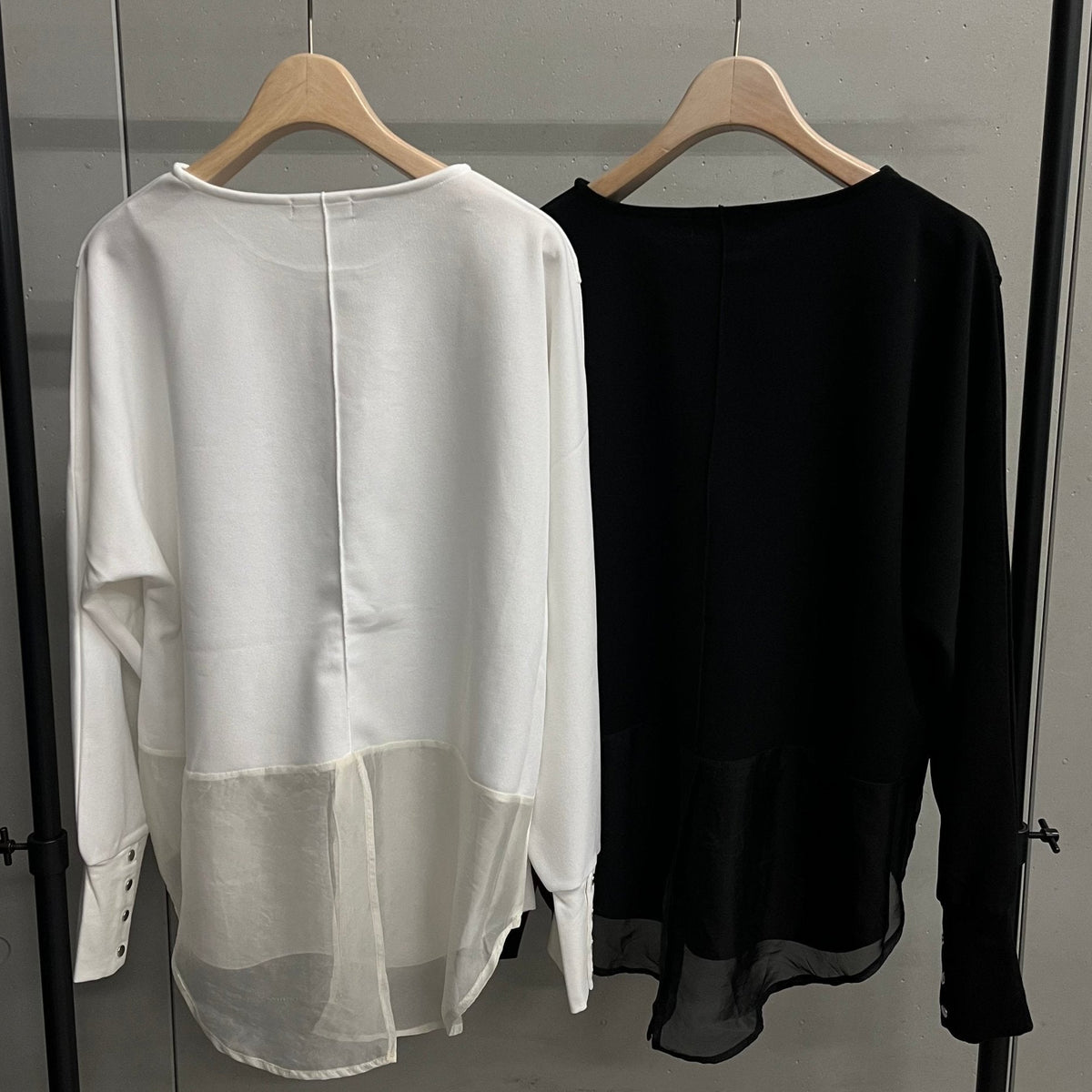 【select】カットジョーゼットオーガンジー切替BL - Champdelarose