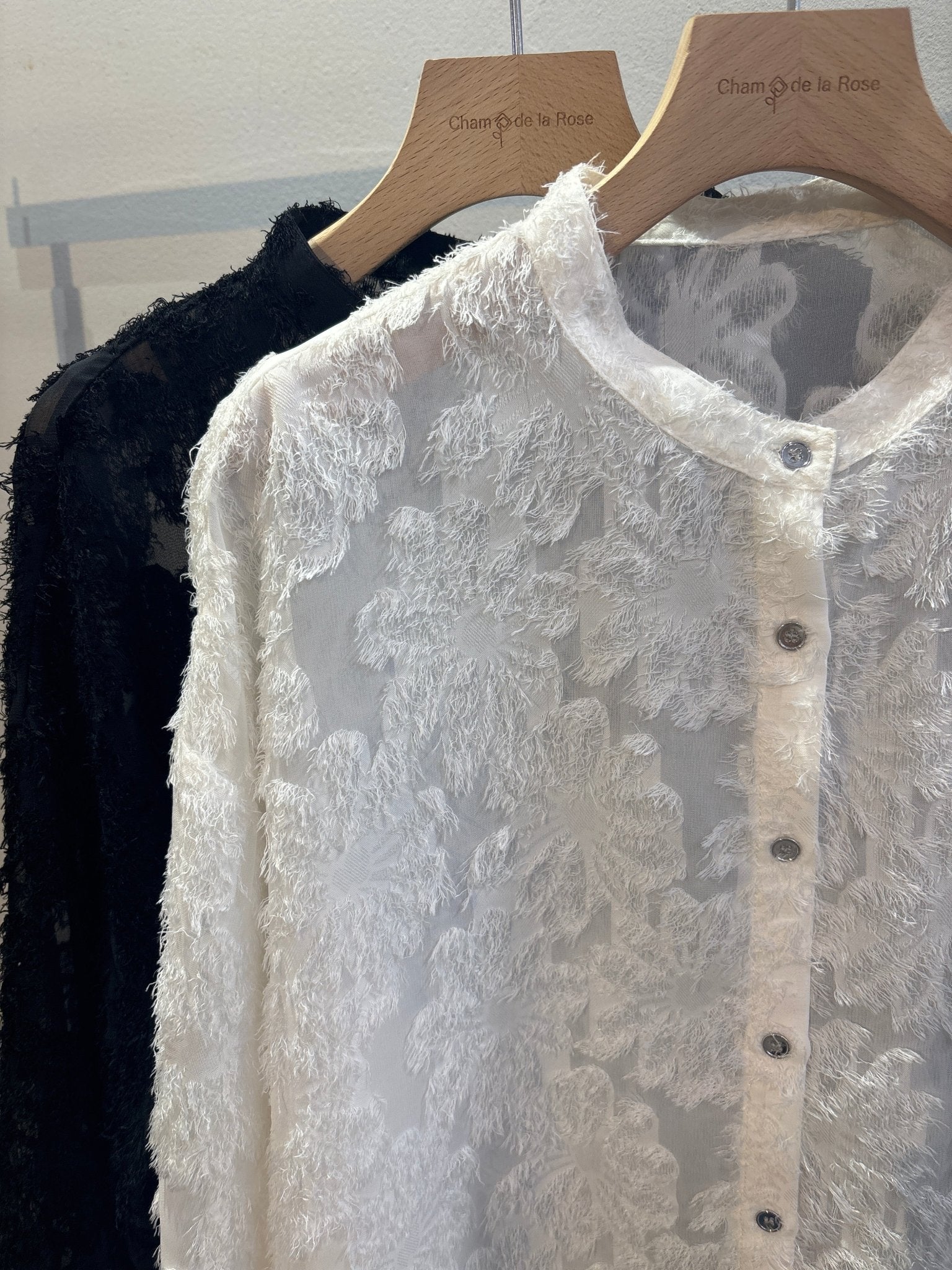 【SELECT】カットジャガード長袖SH - Champdelarose