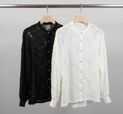 【SELECT】カットジャガード長袖SH - Champdelarose