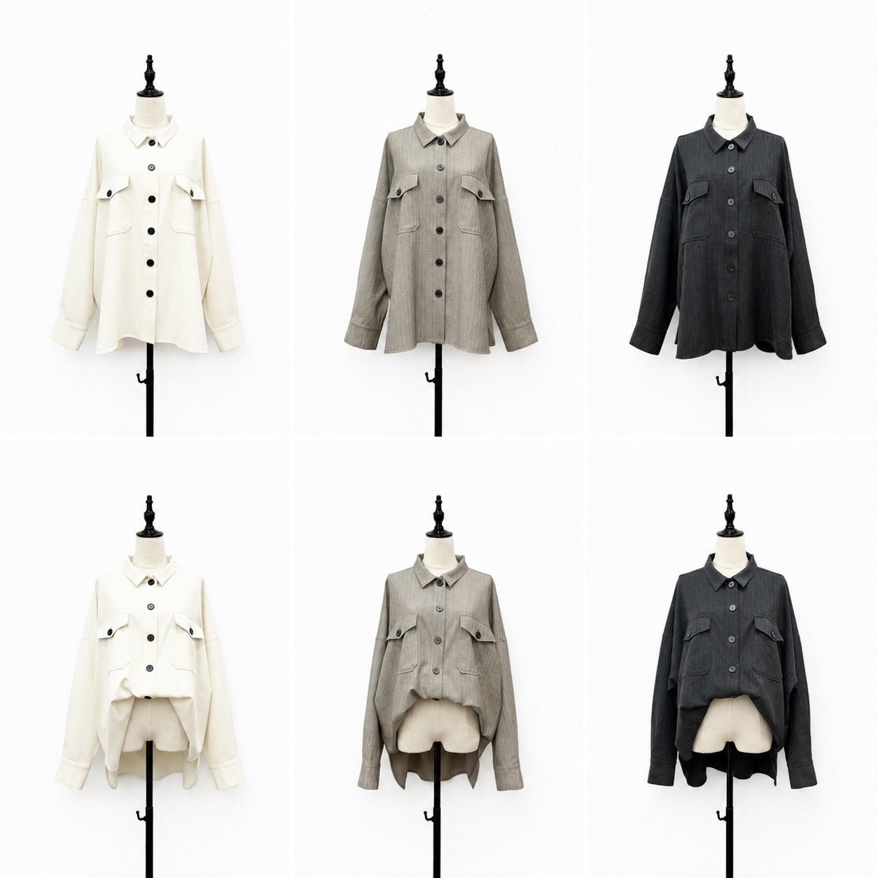 【siro de labonte 2026 AW vol.2】ヘリンボーン-シャツジャケット - Champdelarose